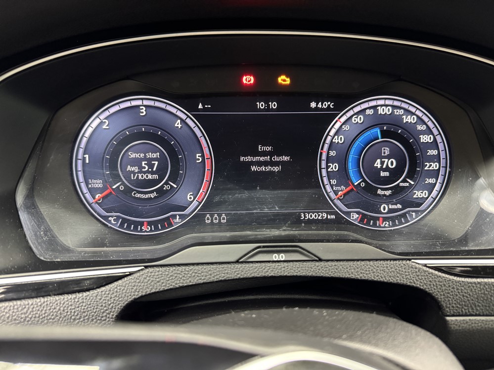 Montare 2 - Reparatie Ceasuri Digitale Bord VW Passat B8 2015 Remediere Eroare B2000 41 Tablou De Bord Atelier Front Assist Indisponibil