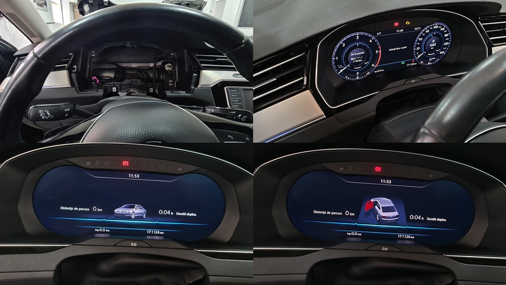 Activare 2 - Reparatie Eroare Ceasuri Digitale VW Passat B8 Tablou De Bord Atelier Front Assist Indisponibil VW Passat B8 Montare 2 - Reparatie Eroare Ceasuri Digitale VW Passat B8 Tablou De Bord Atelier Front Assist Indisponibil VW Passat B8