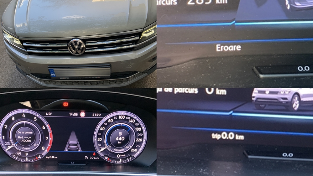 Poza - VW Tiguan 2 AD1 2016 Reparatie Ceasuri Digitale Remediere Problema Eroare: Tablou de bord. Atelier! Front Assist indisponibil.