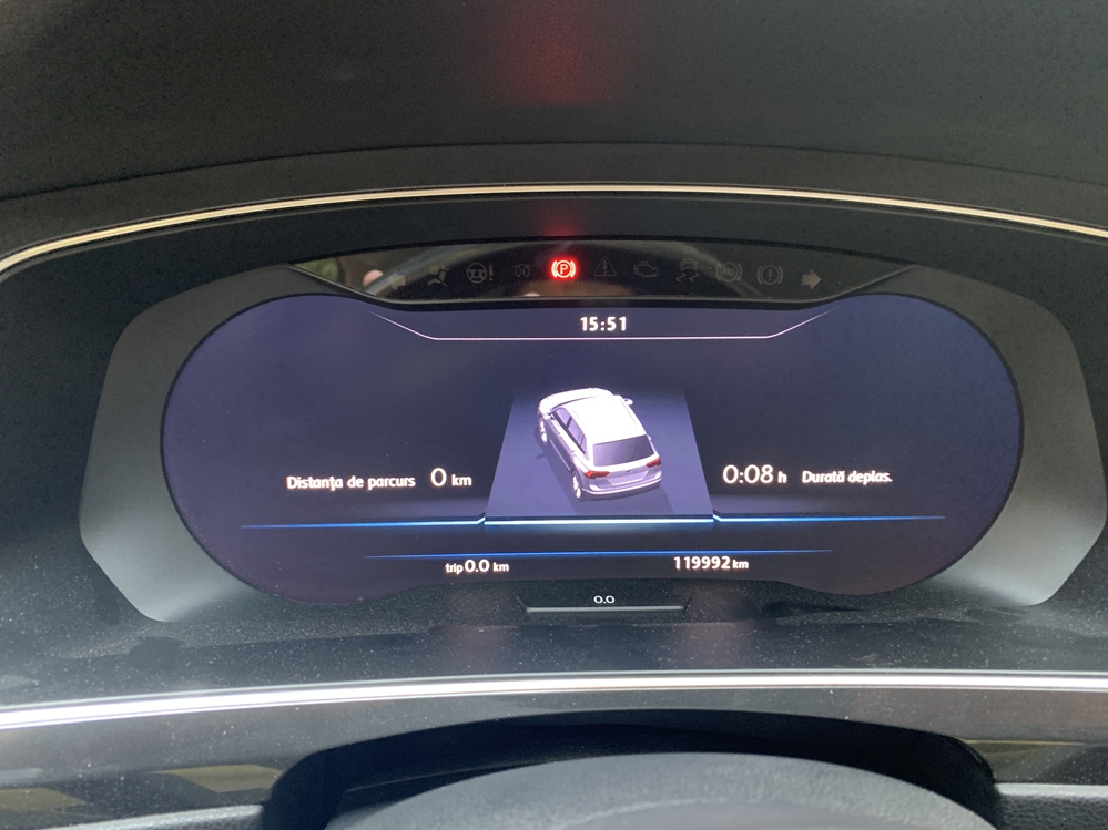 Montare 7 - VW Tiguan 2 AD1 2016 Reparatie Ceasuri Digitale Remediere Problema Eroare: Tablou de bord. Atelier! Front Assist indisponibil.