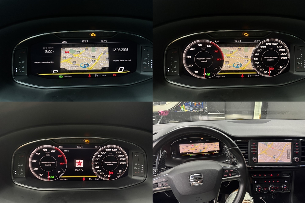 Activare 2 - Seat Ateca 2018 Instalare Ceasuri Digitale Virtual Cockpit AID Originale Montare 2 - Seat Ateca 2018 Instalare Ceasuri Digitale Virtual Cockpit AID Originale