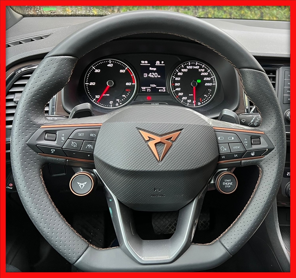 Poza 2 - Volan Super Sport Cupra Seat Leon Ateca Buton Start Stop Cupra Mode