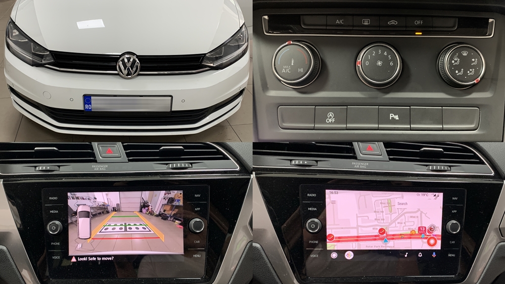 Activare 2 - Montare Senzori Parcare Fata Spate Camera Spate Apple Carplay Android Auto VW Touran 2 II Montare 2 - Montare Senzori Parcare Fata Spate Camera Spate Apple Carplay Android Auto VW Touran 2 II