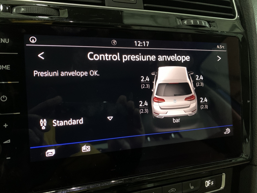 Montare 10 - VW Golf 7 VII 2016 Instalare Senzori Presiune Anvelope TPMS Virtual Cockpit AID Navigatie MIB 2.5