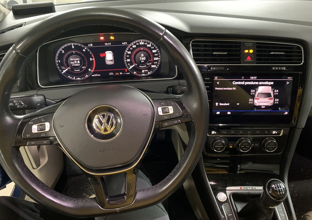 Montare 11 - VW Golf 7 VII 2016 Instalare Senzori Presiune Anvelope TPMS Virtual Cockpit AID Navigatie MIB 2.5