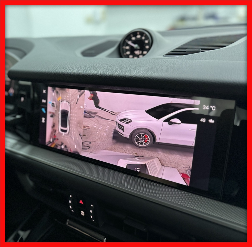 Poza 6 - Set Camera Fata Spate Oglinzi Porsche Cayenne Top View Surround 3D Area View 