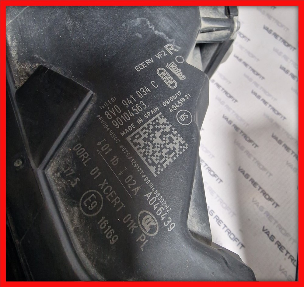 Poza 4 - Set Faruri Full Led Matrix Audi A3 8V Facelift 8V0941034C 8V0941033C