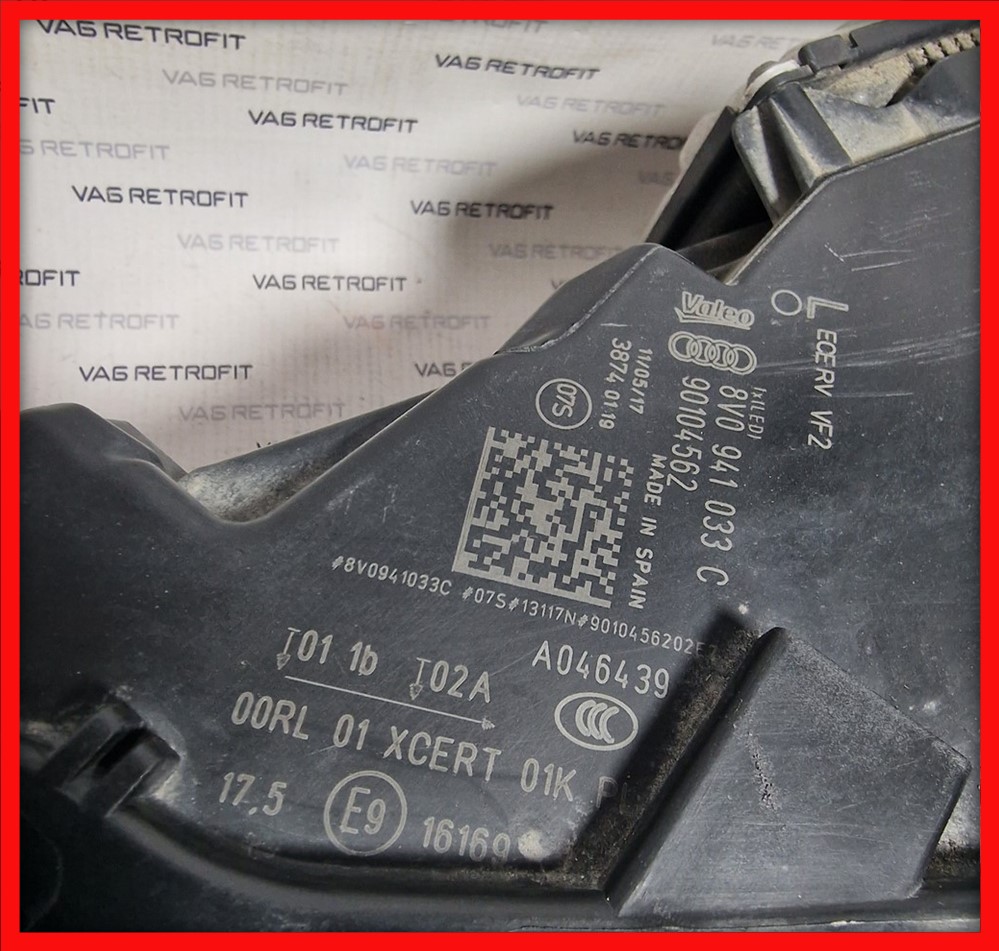 Poza 5 - Set Faruri Full Led Matrix Audi A3 8V Facelift 8V0941034C 8V0941033C