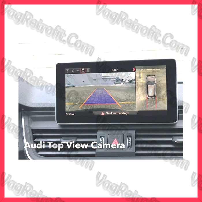 Poza 3 - Set Instalare Camere Audi A4 B9 / Audi A5 F5 Audi Top View / Area View / Surrounding Camera Poza 3 - Set Instalare Camere Audi A4 B9 / Audi A5 F5 Audi Top View / Area View / Surrounding Camera
