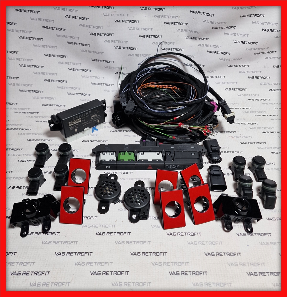 Poza 3 - Set Instalare Senzori Parcare Fata Spate Originali VW Arteon Park Pilot 