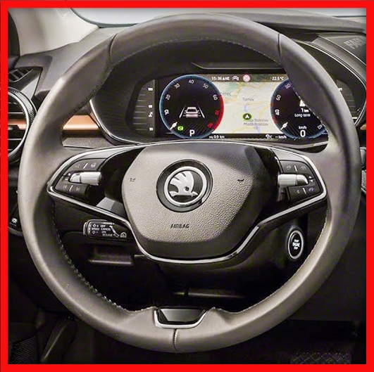 Poza 2 - Emblema Volan 2 Spite Model Nou Skoda Octavia 4 Karoq Kodiaq