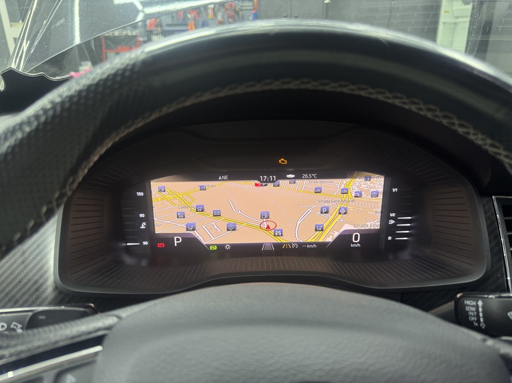 Montare 7 - Skoda Kodiaq 2018 Instalare Ceasuri Digitale Virtual Cockpit Retrofit Bord Digital Original