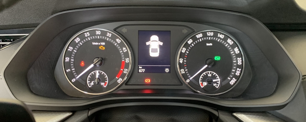 Montare 3 - Skoda Octavia 4 IV 2021 Ceasuri Digitale Active Info Display Virtual Cockpit AID 2021