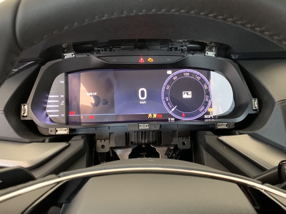 Montare 5 - Skoda Octavia 4 IV 2021 Ceasuri Digitale Active Info Display Virtual Cockpit AID 2021