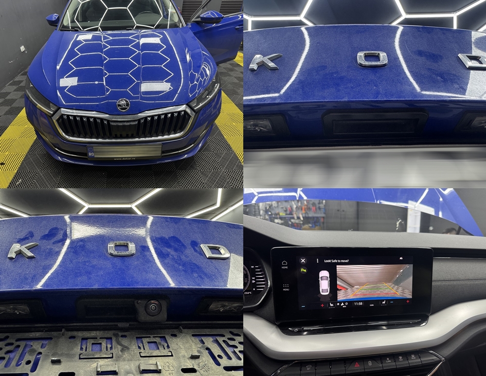 Instalare - Skoda Octavia IV 4 2021 Instalare Activare Camera Video Spate Marsarier Originala Highline