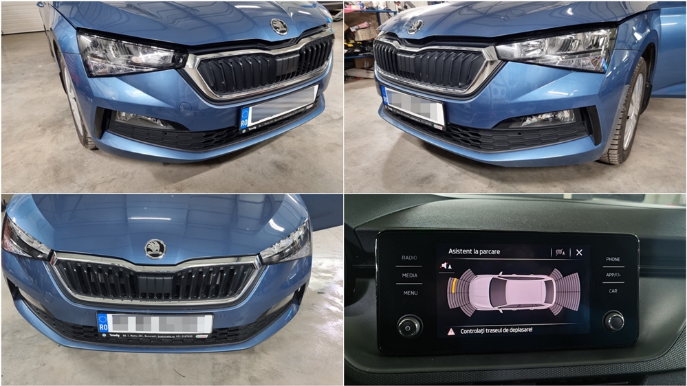 Instalare - Skoda Scala 2021 Montaj Senzori Parcare Fata Originali