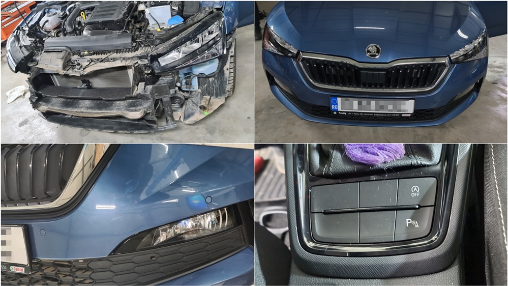 Montare 2 - Skoda Scala 2021 Montaj Senzori Parcare Fata Originali