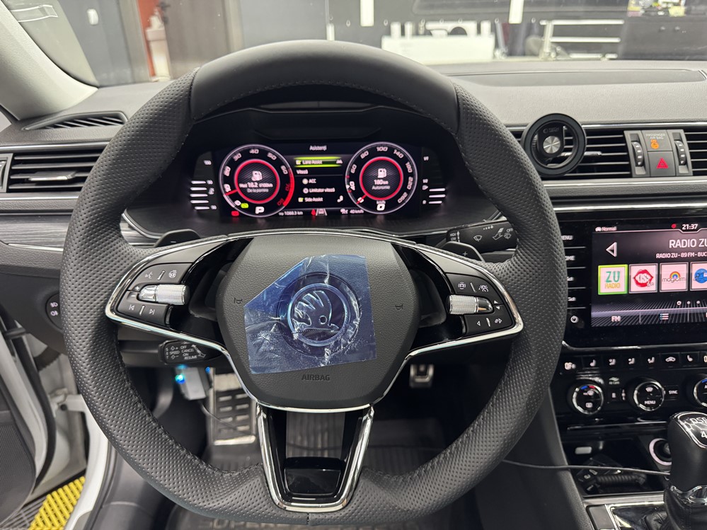 Montare 5 - Skoda Superb 3 2019 Inlocuire Instalare Montare Volan Sport Tesit RS vRS 2023