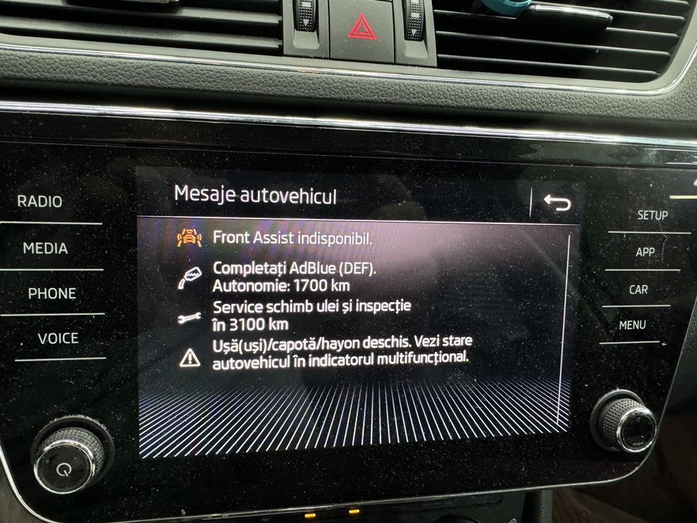 Montare 4 - Skoda Superb 3 III 2018 Calibrare Senzor Radar ACC Distronic Adaptive Cruise Control Front Assist Indisponibil Bucuresti