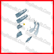 Poza 2 - Suport Maner Stanga Sofer GRI VW Golf 5 V VW Jetta 3 III VW Eos