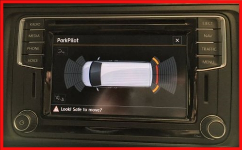 Poza 5 - KIT Senzori Parcare Originali Fata si Spate VW Transporter T6 Multivan Caravelle