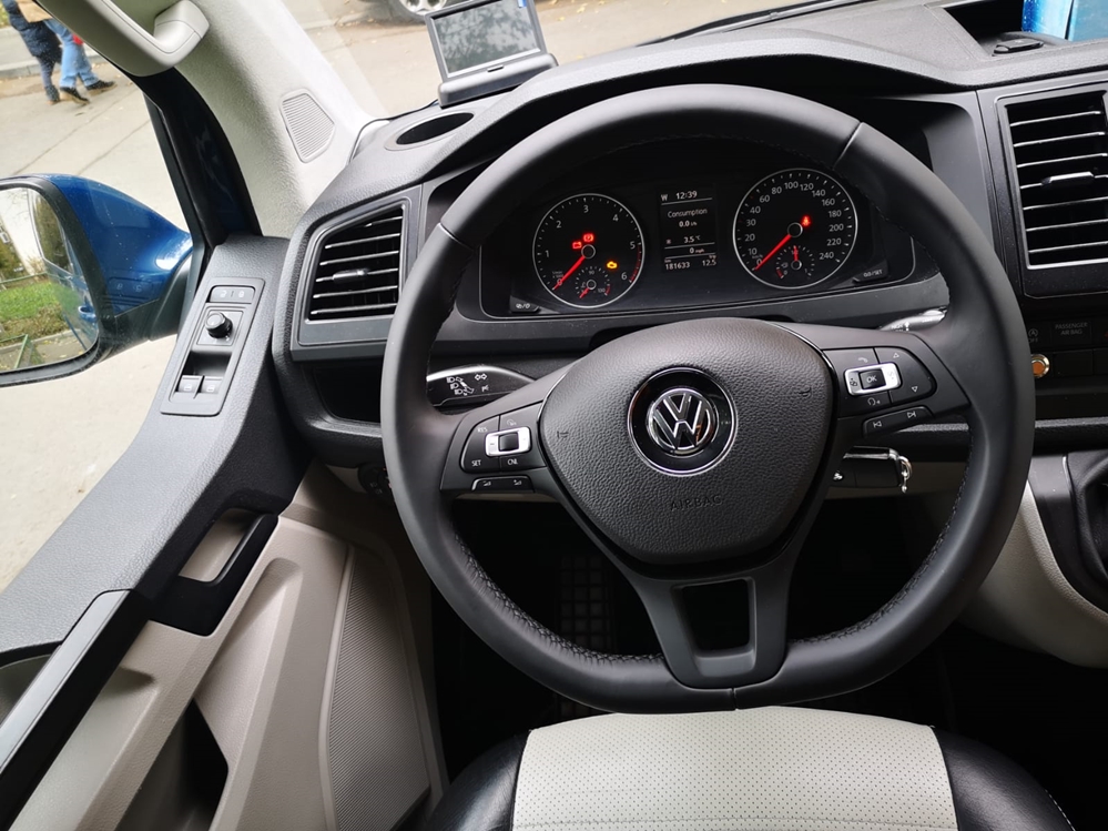 Montare 6 - VW Transporter T6 Multivan 2018 Instalare Pilot Automat Tempomat Cruise Control Pe Volan