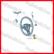 Poza 2 - Ornament Cromat Volan 3 Spite VW Golf 5 V Golf 6 VI Jetta Scirocco Passat B6