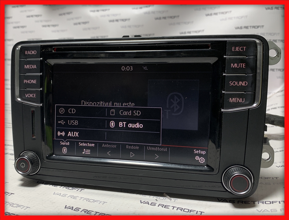 Poza 2 - Unitate Multimedia MIB2 MIB 2 PQ App Connect Apple Carplay Android Auto VW Golf 5 6 Caddy Passat B6 B7