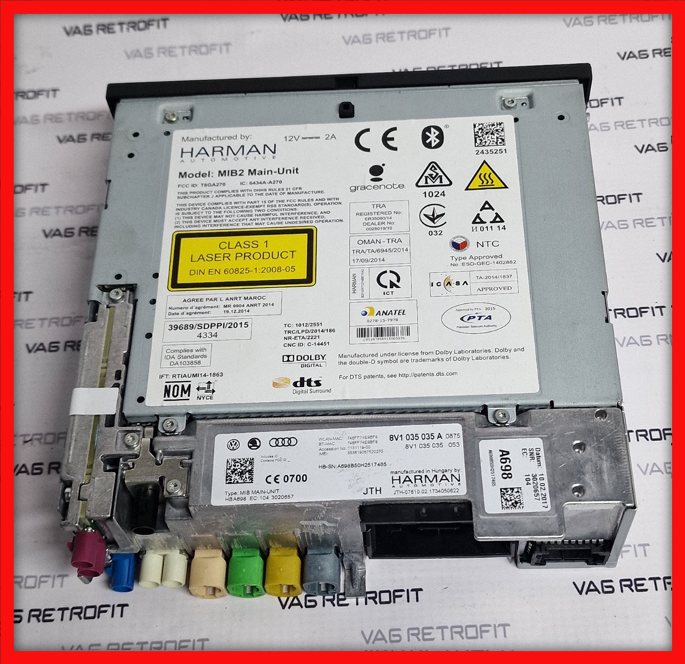 Poza 3 - Unitate Multimedia Navigatie Harman Audi A3 8V Q2 MMI MIB2 8V1035035A / 8V1 035 035 A Poza 3 - Unitate Multimedia Navigatie Harman Audi A3 8V Q2 MMI MIB2 8V1035035A / 8V1 035 035 A