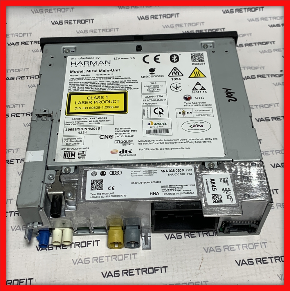 Poza 2 - Unitate Multimedia Navigatie MIB 2 Pro Harman VW 5NA035020F 5NA 035 020 F