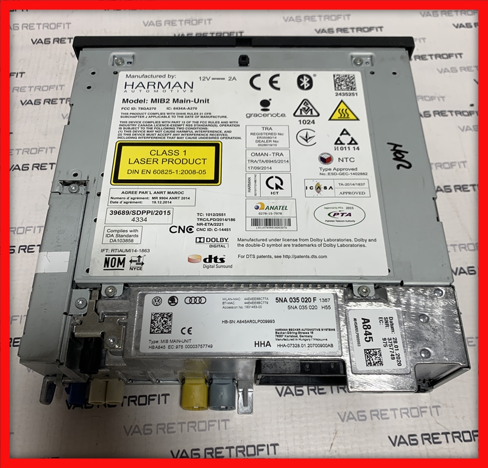 Poza 3 - Unitate Multimedia Navigatie MIB 2 Pro Harman VW 5NA035020F 5NA 035 020 F