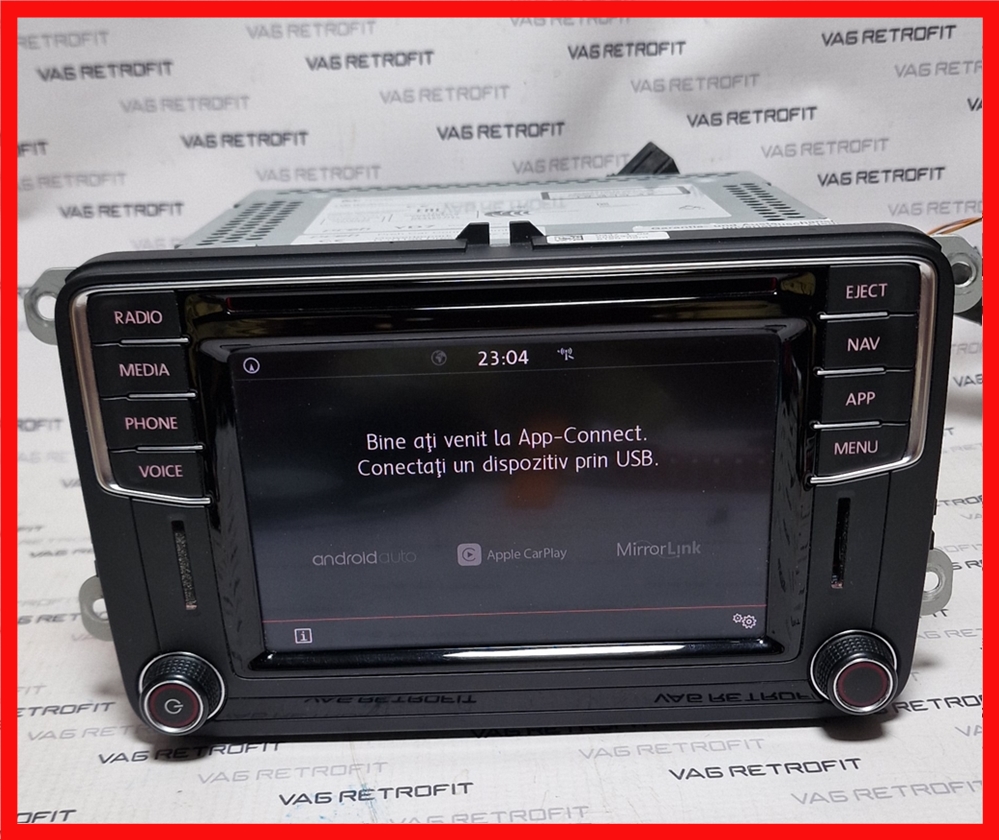 Poza 3 - Unitate Navigatie MIB2 MIB 2 PQ App Connect Apple Carplay Android Auto VW Golf 5 6 Caddy Passat B6 B7