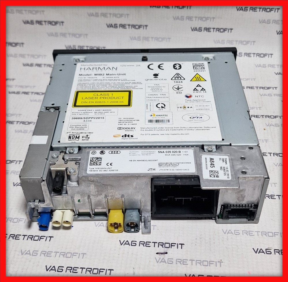 Poza 2 - Unitate Radio Navigatie VW MIB 2.5 Discover Pro Harman 5NA035020B 5NA 035 020 B DAB
