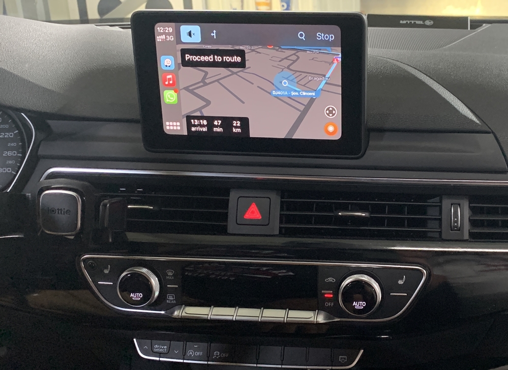 Montare 6 - Audi A4 B9 2016 Montare USB Activare Apple Carplay Android Auto Waze Google Maps Harti 