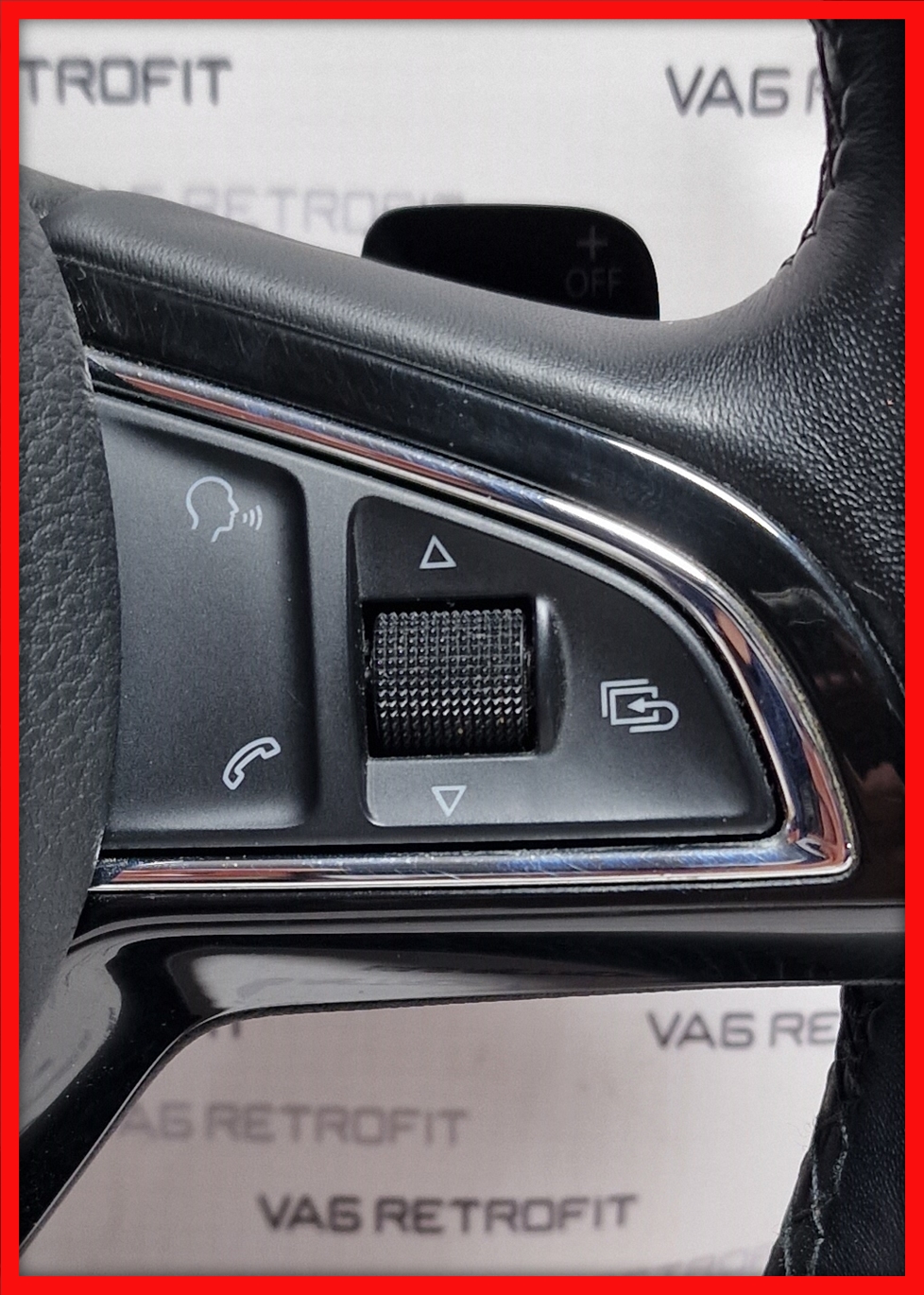 Poza 4 - Volan Piele Cu Comenzi Padele Skoda Octavia 2 3 Fabia Karoq Scala Rapid Superb