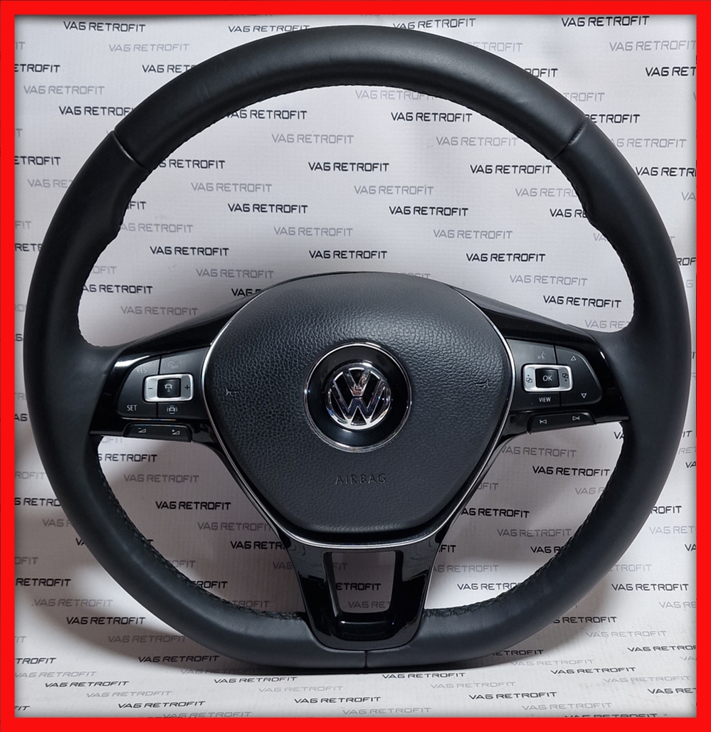 Poza 4 - Volan Piele Cu Comenzi Pilot Automat Tempomat Cruise Control VW Tiguan 2 AD1 Original 