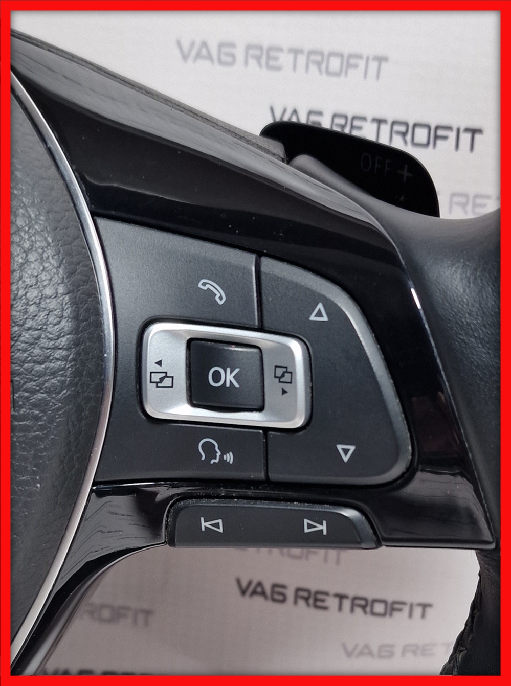 Poza 4 - Volan Piele Cu Comenzi Si Padele VW Tiguan 2 AD1 Original Tesit 