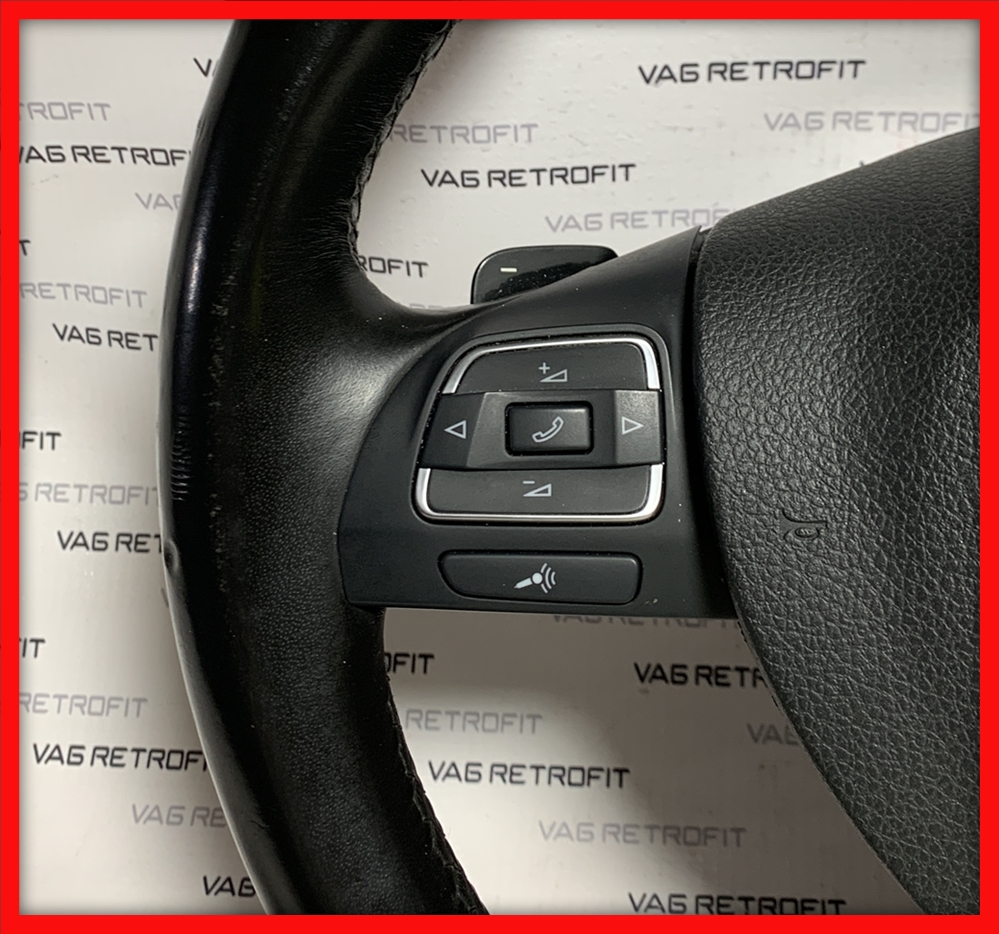 Poza 3 - Volan Padele VW Golf 5 6 Tiguan Jetta T5 T6 Scirocco Eos Passat B6 B7 CC Original Piele