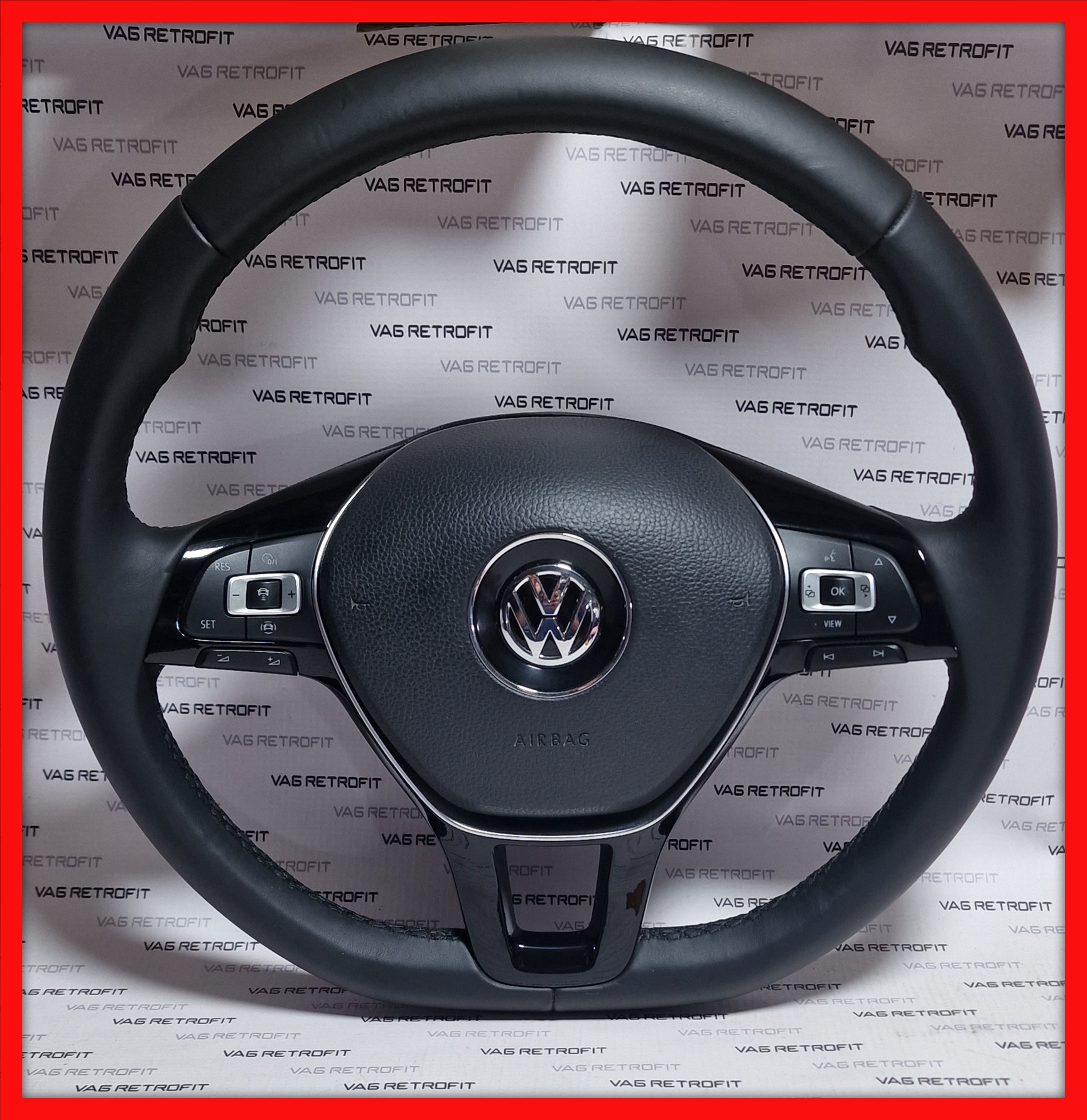 Poza 2 - Volan VW Golf 7 Passat B8 Tiguan Touran Comenzi ACC Distronic Pilot Automat View 