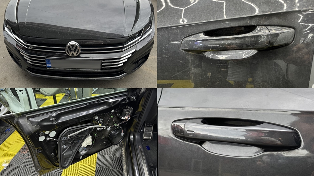 Poza - VW Arteon 2017 Montaj Instalare Kit Keyless Entry Fata Manere Usi Fata Keyless Entry 