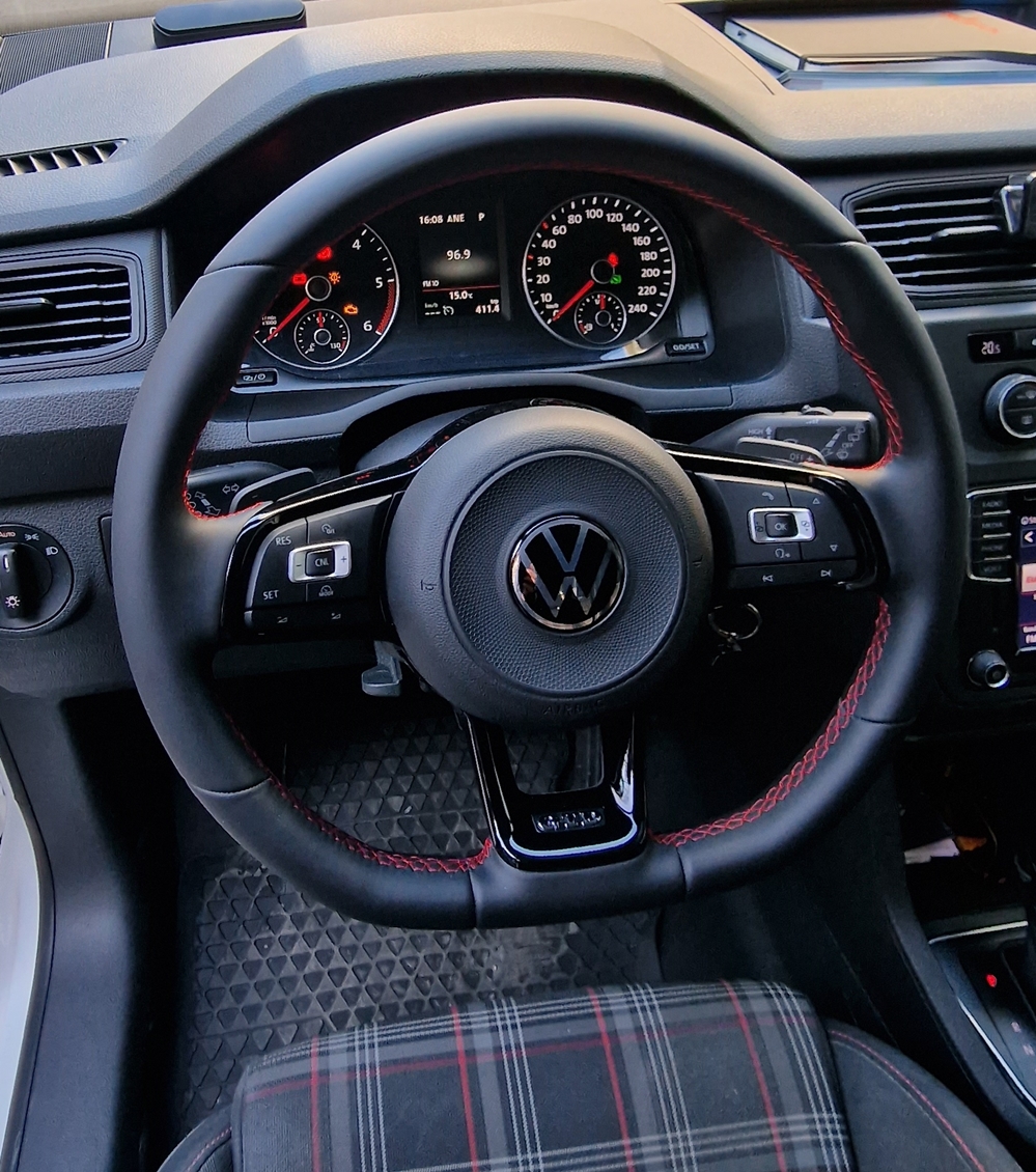 Montare 7 - VW Caddy 2018 Instalare Volan Comenzi Sport Activare Cruise Control Volan