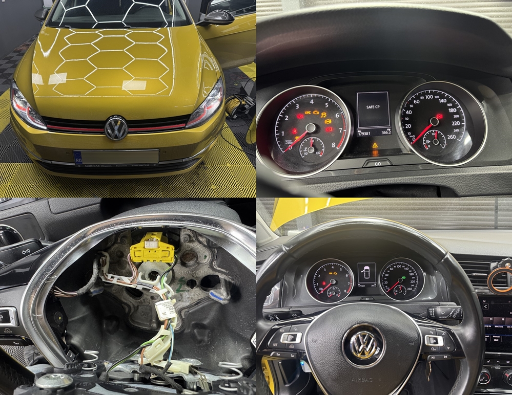 Poza - VW Golf 7 VII 2018 Inlocuire Can Gateway Low Cu Can Gateway High Component Protection Activare Comenzi Volan