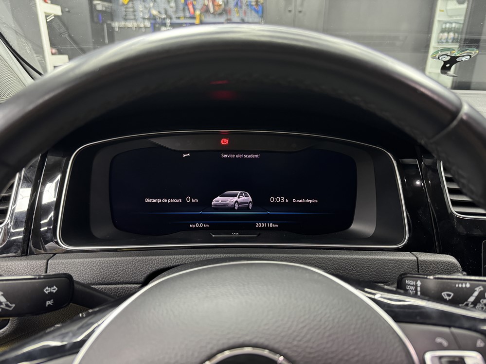 Activare 7 - VW Golf 7 VII 2019 Instalare Ceasuri Digitale Virtual Cockpit AID Bord Digital Montare 7 - VW Golf 7 VII 2019 Instalare Ceasuri Digitale Virtual Cockpit AID Bord Digital