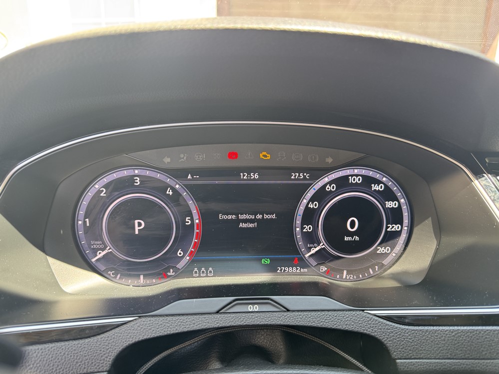 Montare 2 - VW Passat B8 2017 Remediere Eroare Ceasuri Digitale Bord Eroare B2000 41 Tablou De Bord Atelier Front Assist Indisponibil