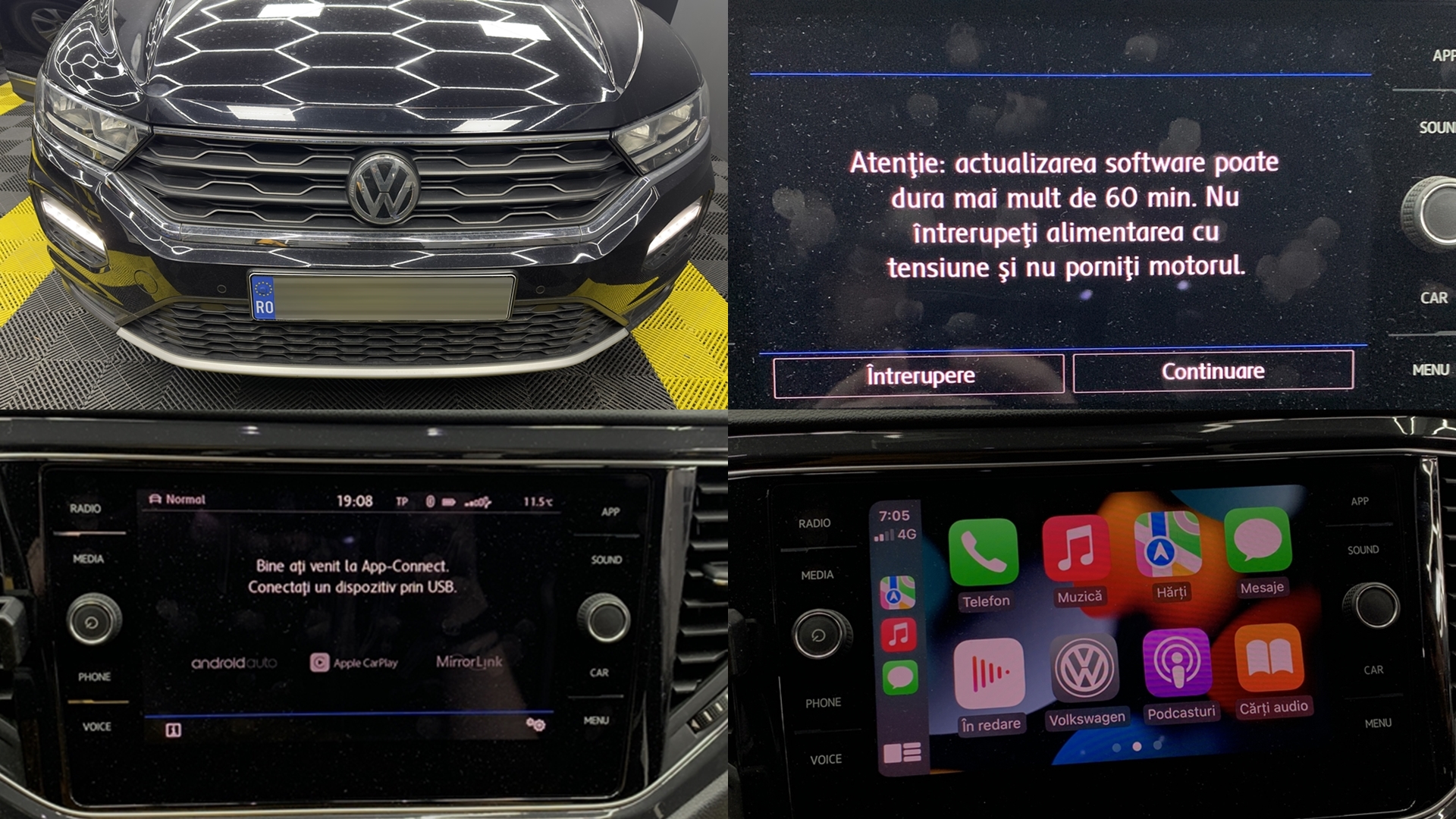 Poza - VW T Roc 2020 Update Unitate Multimedia Navigatie Activare APP Connect Apple Carplay Android Auto 