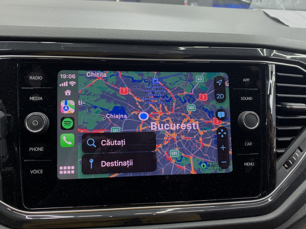 Montare 11 - VW T Roc 2020 Update Unitate Multimedia Navigatie Activare APP Connect Apple Carplay Android Auto 