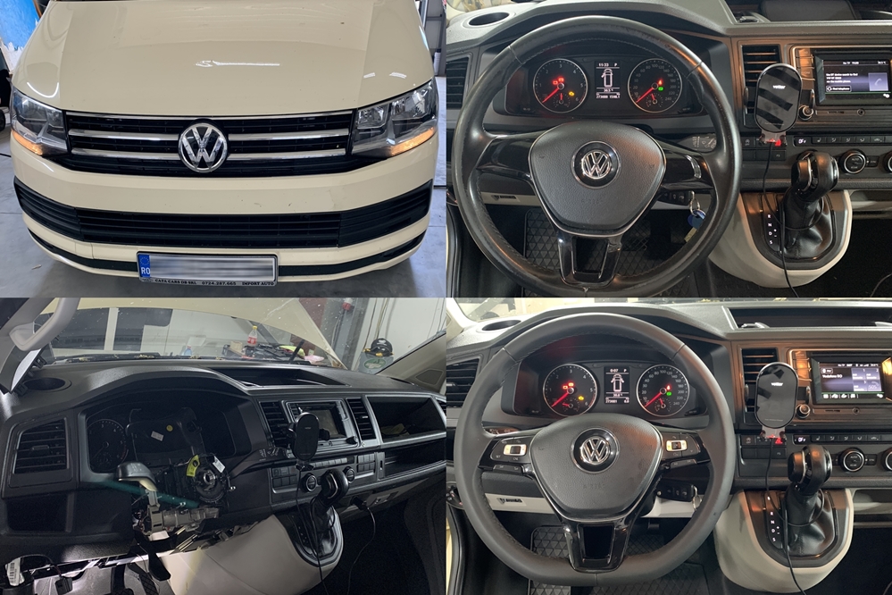Instalare - VW Transporter T6 Caravelle 2019 Instalare Pilot Automat Tempomat Cruise Control Pe Volan