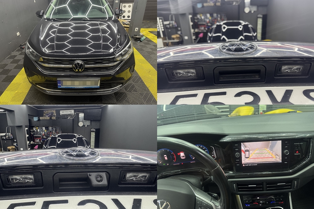 Poza - VW Taigo 2022 Instalare Camera Video Parcare Spate Marsarier Originala Highline cu Linii Ghidaj
