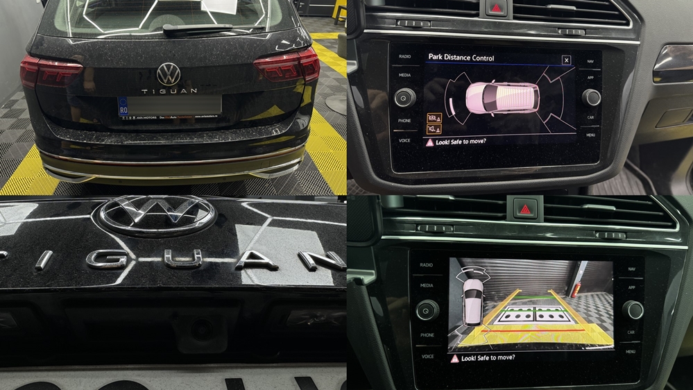 Instalare - VW Tiguan Facelift 2022 Instalare Montaj Camera Spate Marsarier Originala Highline