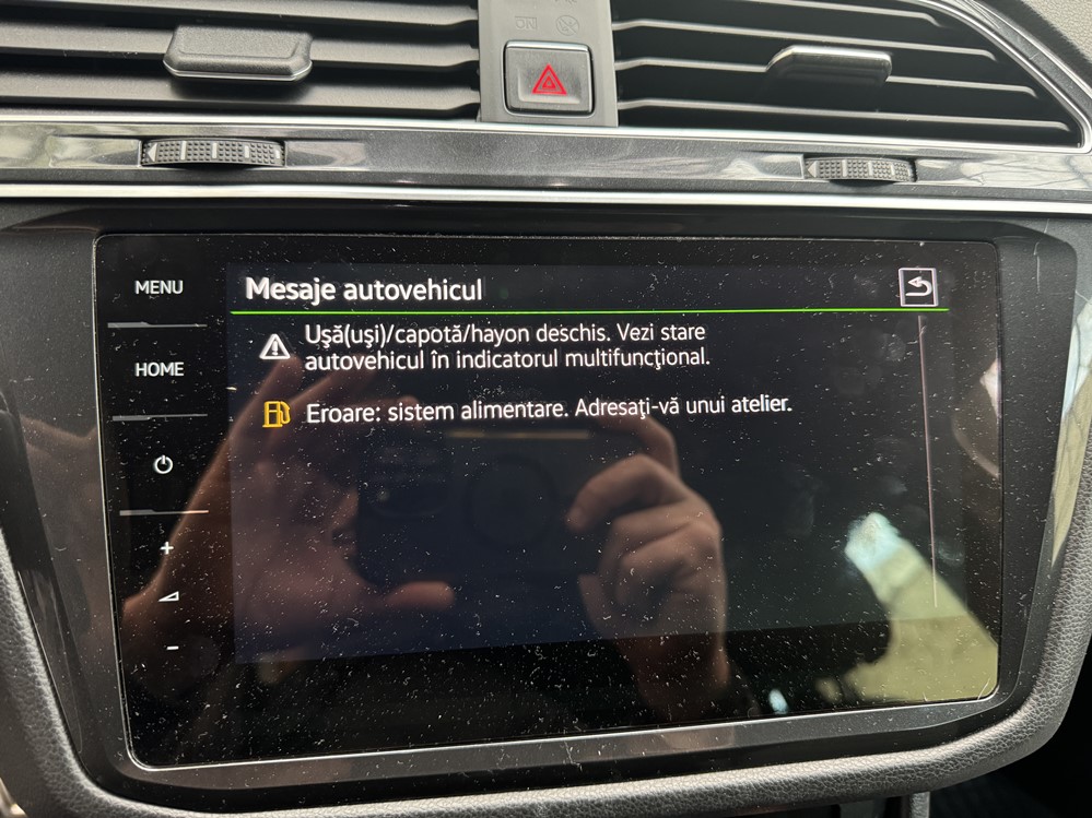 Montare 13 - VW Tiguan Reparatie Eroare:Sistem Alimentare. Adresati-va unui atelier Ceasuri Digitale AID